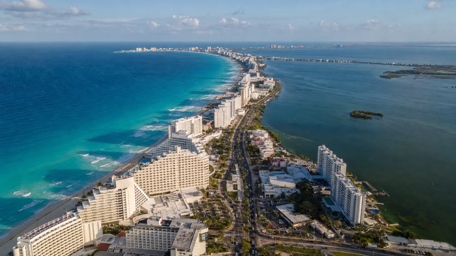 Vista de Cancún