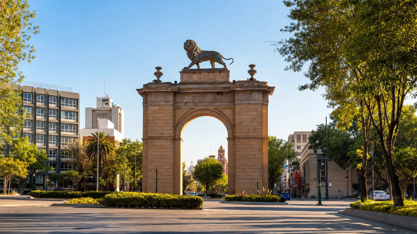 Vista de León